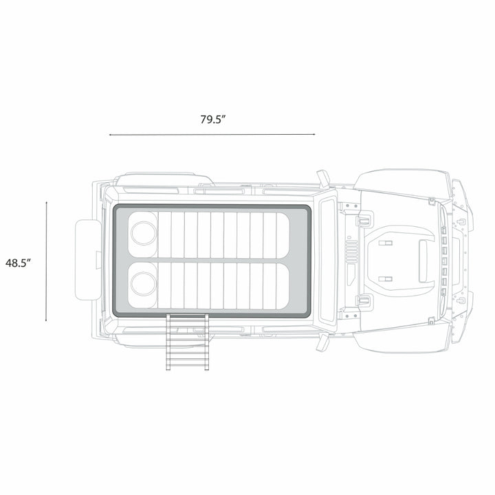 ÖVRLNDR 2P ROOF TOP TENT (Tan)