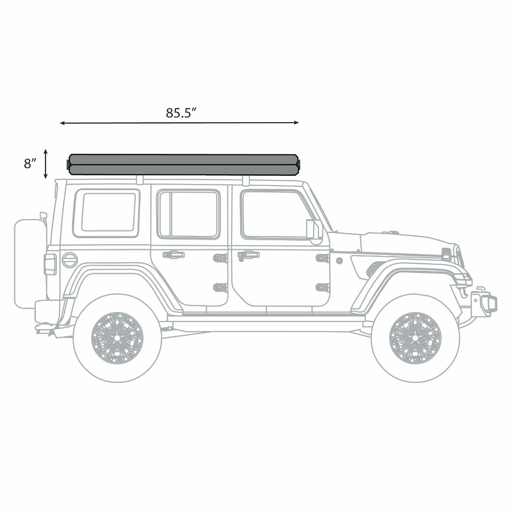 The ÖVRLNDR 2P Rooftop Tent (Black)