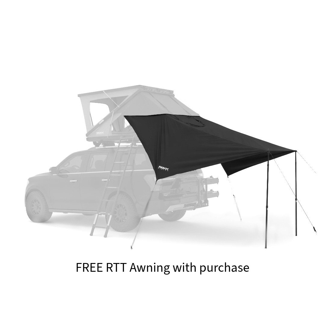 The ÖVRLNDR 2P (Black) & FREE RTT Awning